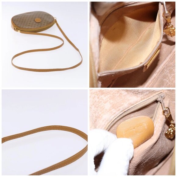 GUCCI Micro GG Supreme Shoulder Bag PVC Beige Gold Auth BA5021 - Picture 16 of 16